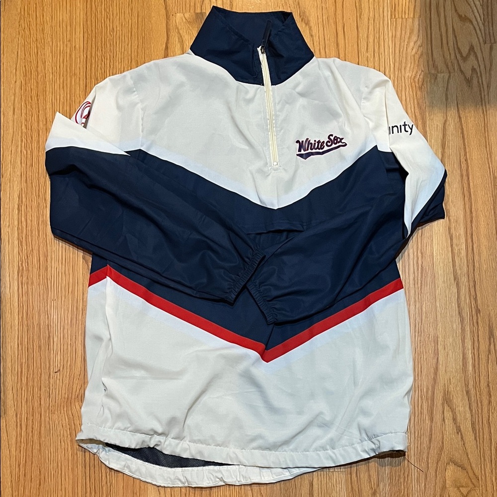 White Sox Navy and White Windbreaker